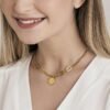 Collana Donna Luca Barra In Acciaio Dorato Con Quadrifoglio Pendente 6 - Verre Gioielli Collana Donna Luca Barra In Acciaio Dorato Con Quadrifoglio Pendente 2 Verre Gioielli - l'istituzione del gioiello