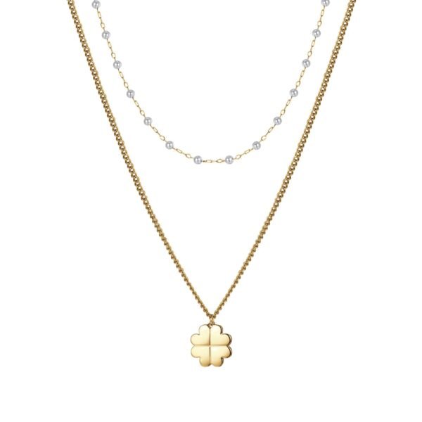 Jewels By Leonardo Collana Lunga Infinita: Perle Di Vetro Colorate E Nappa Dorata - Gioiello Estivo Regalo Per Donna