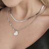 Collana Donna Luca Barra In Acciaio Con Stelle E Cuore Pendente 1 Verre Gioielli - l'istituzione del gioiello