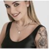 Collana Donna Luca Barra In Acciaio Con Stelle E Cuore Pendente 2 Verre Gioielli - l'istituzione del gioiello