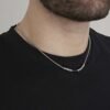 Collana Uomo Luca Barra In Acciaio Con Elemento Ip Nero 6 - Verre Gioielli Collana Uomo Luca Barra In Acciaio Con Elemento Ip Nero 2 Verre Gioielli - l'istituzione del gioiello