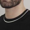 Collana Uomo Luca Barra In Acciaio 3 Verre Gioielli - l'istituzione del gioiello