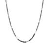 Collana Uomo Luca Barra In Acciaio Con Ematite Silver E Grigia 2 - Verre Gioielli Collana Uomo Luca Barra In Acciaio Con Ematite Silver E Grigia
