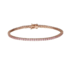 Bracciale Donna Tennis Stroili In Argento 925 Rosato E Cubic Zirconia Rosa