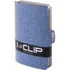 Portafoglio I Clip In Pelle Blu Jeans 1 - Verre Gioielli Portafoglio I Clip In Pelle Blu Jeans