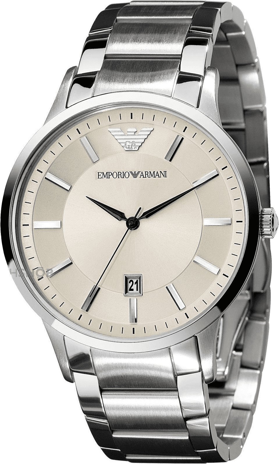 Orologio Uomo Emporio Armani In Acciaio Solo Tempo Al Quarzo - Verre  Gioielli