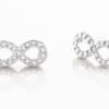 Orecchini Donna Stroili In Argento 925 E Zirconi A Infinito 2 Verre Gioielli - l'istituzione del gioiello