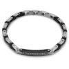 Bracciale Uomo Boccadamo Man In Acciaio Con Pvd Nero E Zirconi 1 - Verre Gioielli Bracciale Uomo Boccadamo Man In Acciaio Con Pvd Nero E Zirconi
