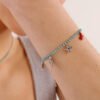 Bracciale Donna Brosway In Acciaio E Smalto Turchese Con Pendenti E Cristalli 5 - Verre Gioielli Bracciale Donna Brosway In Acciaio E Smalto Turchese Con Pendenti E Cristalli 1 Verre Gioielli - l'istituzione del gioiello