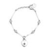 Bracciale Donna Brosway In Acciaio Con Cuore E Cristalli Swarovsky