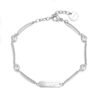 Bracciale Donna Brosway In Acciaio Con Targhetta Incisa E Cristalli Swarovsky 2 - Verre Gioielli Bracciale Donna Brosway In Acciaio Con Targhetta Incisa E Cristalli Swarovsky