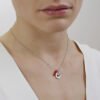 Collana Donna Brosway In Acciaio Con Elefante E Cornetto Pendente 1 Verre Gioielli - l'istituzione del gioiello