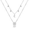 Collana Donna Multifilo Brosway In Acciaio Con Pendenti E Cristalli 4 - Verre Gioielli Collana Donna Multifilo Brosway In Acciaio Con Pendenti E Cristalli