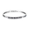 Bracciale Uomo Semi Rigido Brosway In Acciaio E Zirconi Neri 1 - Verre Gioielli Bracciale Uomo Semi Rigido Brosway In Acciaio E Zirconi Neri