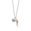 Collana Donna Mya Boccadamo In Acciaio Con Cuore E Cornetto Rosato 2 - Verre Gioielli Collana Donna Mya Boccadamo In Acciaio Con Cuore E Cornetto Rosato