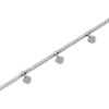 Bracciale Tennis Mya Boccadamo Donna In Acciaio Con Cristalli Bianchi E Charm A Cuore 1 Verre Gioielli - l'istituzione del gioiello