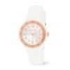 Orologio Unisex Liu Jo In Silicone Bianco E Acciaio Solo Tempo Al Quarzo