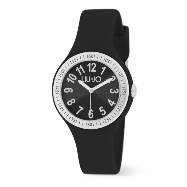 Orologio Unisex Liu Jo In Silicone Nero E Acciaio Solo Tempo Al Quarzo 3 - Verre Gioielli Orologio Unisex Liu Jo In Silicone Nero E Acciaio Solo Tempo Al Quarzo