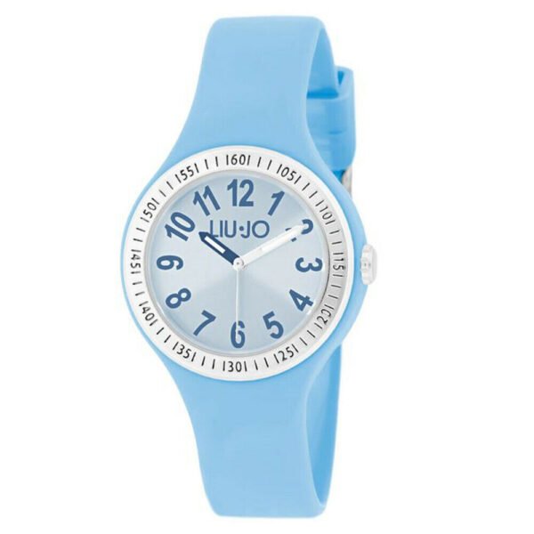 Orologio Unisex Liu Jo In Silicone Turchese E Acciaio Solo Tempo Al Quarzo