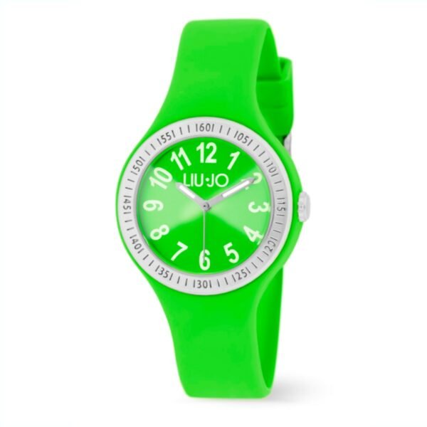 Orologio Unisex Liu Jo In Silicone Verde Fluo E Acciaio Solo Tempo Al Quarzo