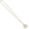 Collana Donna Boccadamo In Bronzo Dorato Con Pendente A Fiore Con Cristalli Crisiolite Verdi E Bianchi 1 Verre Gioielli - l'istituzione del gioiello