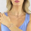 Collana Donna Boccadamo In Bronzo Rosato Con Pendente Circolare E Cristalli Bianchi 5 - Verre Gioielli Collana Donna Boccadamo In Bronzo Rosato Con Pendente Circolare E Cristalli Bianchi 1 Verre Gioielli - l'istituzione del gioiello