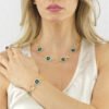 Collana Donna Boccadamo In Bronzo Dorato Con Cristalli Crisiolite Verdi E Bianchi 5 - Verre Gioielli Collana Donna Boccadamo In Bronzo Dorato Con Cristalli Crisiolite Verdi E Bianchi 1 Verre Gioielli - l'istituzione del gioiello