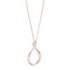 Collana Donna Brosway In Acciaio Rosato Con Infinito Pendente E Zirconi