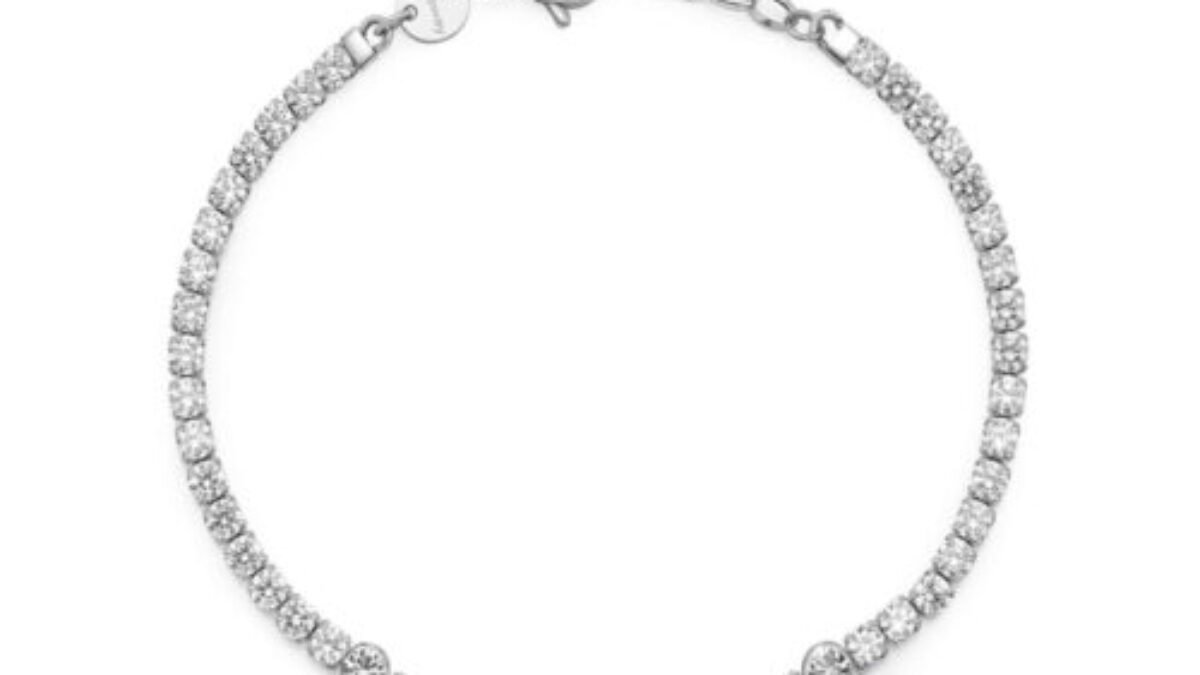 Bracciale Tennis Donna Brosway Desideri BEI091 - Acciaio 304 Con PVD Oro 14K E Cubic Zirconia Ametista
