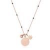 Collana Donna Brosway In Acciaio Rosato Con Infinito Pendente E Cristallo Swarosky 1 Verre Gioielli - l'istituzione del gioiello