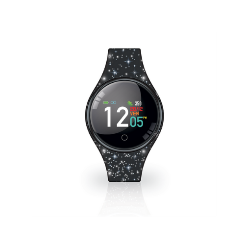 Techmade Smart Watch Freetime Glitter Nero
