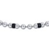 Bracciale Uomo Luca Barra In Acciaio Con Elementi Neri 6 - Verre Gioielli Bracciale Uomo Luca Barra In Acciaio Con Elementi Neri 2 Verre Gioielli - l'istituzione del gioiello