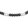 Bracciale Uomo Luca Barra In Acciaio Con Pietre Nere 5 - Verre Gioielli Bracciale Uomo Luca Barra In Acciaio Con Pietre Nere 1 Verre Gioielli - l'istituzione del gioiello
