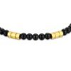 Bracciale Uomo Luca Barra In Acciaio Dorato Con Pietre Nere 5 - Verre Gioielli Bracciale Uomo Luca Barra In Acciaio Dorato Con Pietre Nere 1 Verre Gioielli - l'istituzione del gioiello