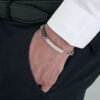 Bracciale Uomo Luca Barra In Acciaio Con Piastra 6 - Verre Gioielli Bracciale Uomo Luca Barra In Acciaio Con Piastra 2 Verre Gioielli - l'istituzione del gioiello