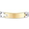 Bracciale Uomo Luca Barra In Acciaio Con Piastra Dorata 5 - Verre Gioielli Bracciale Uomo Luca Barra In Acciaio Con Piastra Dorata 1 Verre Gioielli - l'istituzione del gioiello
