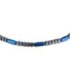 Bracciale Uomo Luca Barra In Acciaio Con Ematite Grigia E Blu 6 - Verre Gioielli Bracciale Uomo Luca Barra In Acciaio Con Ematite Grigia E Blu 2 Verre Gioielli - l'istituzione del gioiello