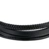Bracciale Uomo Luca Barra In Pelle Nera 1 Verre Gioielli - l'istituzione del gioiello