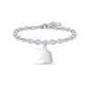 Bracciale Donna Luca Barra In Acciaio Con Unicorno