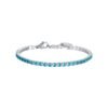 Bracciale Donna Tennis Luca Barra In Acciaio Con Cristalli Azzurri 2 - Verre Gioielli Bracciale Donna Tennis Luca Barra In Acciaio Con Cristalli Azzurri