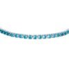 Bracciale Donna Tennis Luca Barra In Acciaio Con Cristalli Azzurri 2 Verre Gioielli - l'istituzione del gioiello
