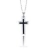 Collana Uomo Luca Barra In Acciaio Con Croce Nera 5 - Verre Gioielli Collana Uomo Luca Barra In Acciaio Con Croce Nera 1 Verre Gioielli - l'istituzione del gioiello