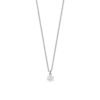 Collana Donna Luca Barra In Acciaio Con Cristallo Bianco