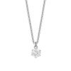 Collana Donna Luca Barra In Acciaio Con Cristallo Bianco 1 Verre Gioielli - l'istituzione del gioiello