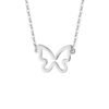 Collana Donna Luca Barra In Acciaio Con Farfalla 1 Verre Gioielli - l'istituzione del gioiello