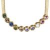 Collana Donna Luca Barra In Acciaio Dorato Con Pietre Multicolor 5 - Verre Gioielli Collana Donna Luca Barra In Acciaio Dorato Con Pietre Multicolor 1 Verre Gioielli - l'istituzione del gioiello