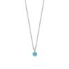 Collana Donna Luca Barra In Acciaio Con Cristallo Azzurro 1 - Verre Gioielli Collana Donna Luca Barra In Acciaio Con Cristallo Azzurro
