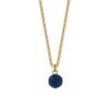 Collana Donna Luca Barra In Acciaio Dorato Con Cristallo Blu 5 - Verre Gioielli Collana Donna Luca Barra In Acciaio Dorato Con Cristallo Blu 1 Verre Gioielli - l'istituzione del gioiello