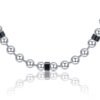 Collana Uomo Luca Barra In Acciaio Con Elementi Neri 5 - Verre Gioielli Collana Uomo Luca Barra In Acciaio Con Elementi Neri 1 Verre Gioielli - l'istituzione del gioiello