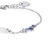 Bracciale Bambino Luca Barra In Acciaio Con Aeroplanino 1 Verre Gioielli - l'istituzione del gioiello